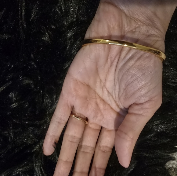 21kgp Dubai Set - Elegant Gold and Turquoise Women's Bracelet - Picture 6 of 12